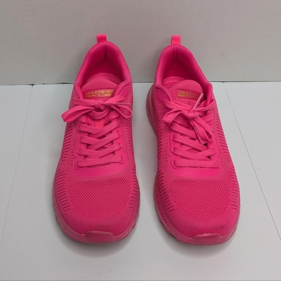 Skechers Bob Hot Pink Sneaker 8 - Picture 2 of 8